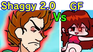 Friday Night Funkin VS Shaggy Rematch 20 UPDATE FNF MOD HardCanon  Ending amp Cutscenes [upl. by Aronaele]