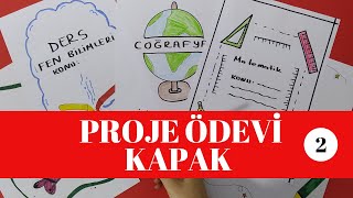 2 VİDEO PROJE ÖDEVİ KAPAK YAPIMI DÖNEM ÖDEVİ KAPAK HAZIRLAMA [upl. by Murvyn427]