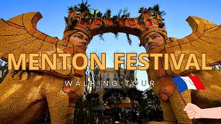 MENTON FESTIVAL France Walking Tour 4K [upl. by Ferino214]