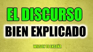 QUÉ ES EL DISCURSO  CLASES ESTRUCTURA  CARACTERÍSTICAS [upl. by Iong]