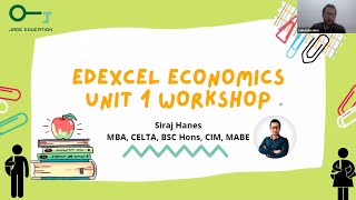 Economics Unit 1  Edexcel Knowledge Refresher [upl. by Ofloda]