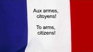 quotLa Marseillaisequot  France National anthem French amp English lyrics [upl. by Sergio]