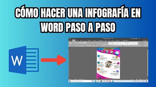 Cómo hacer una infografía en Word PASO A PASO [upl. by Warenne]