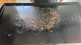 HOW TO CLEAN A BLACKSTONE GRIDDLE [upl. by Faunie]