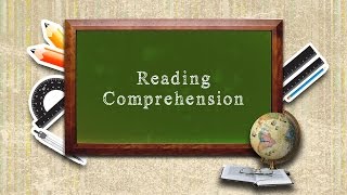 Reading Comprehension ELecture [upl. by Chainey]