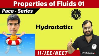 Properties of Fluids  Hydrostatics barometer gauge paradox pascal law  Class 11 JEE  NEET [upl. by Polk]