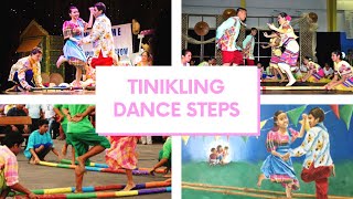 Tinikling Dance Basic Steps  Philippine Folk Dance [upl. by Ocin777]