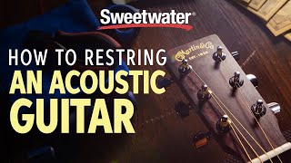 How to Restring an Acoustic Guitar [upl. by Medin]