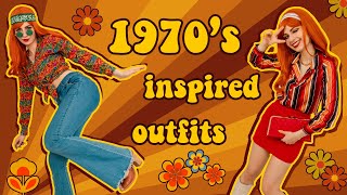 70s Inspired Vintage amp Retro Outfit Ideas  Lookbook [upl. by Chloette]