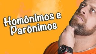 Homônimos e Parônimos Prof Noslen [upl. by Rosaline]