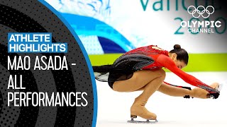 Mao Asada 🇯🇵  Olympic Silver Medallist amp Guiness World Record Holder  Athlete Highlights [upl. by Noland]