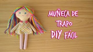 Como hacer una muñeca de trapo paso a paso DIY [upl. by Eatnoled12]