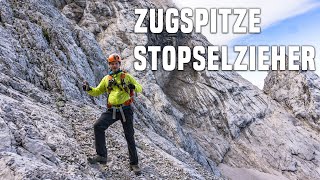 Zugspitze Wanderung über den StopselzieherKlettersteig auf Deutschlands höchsten Berg [upl. by Nannah]