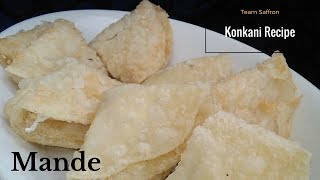 Mande  Chavde  Diwali Special Sweet  Konkani Recipe [upl. by Barling]