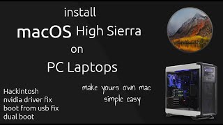 install macOS High Sierra on Pc laptops Hackintosh Olarila [upl. by Ytinirt]