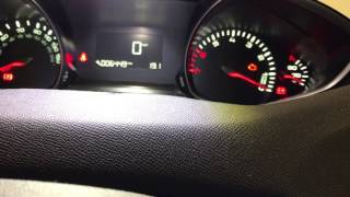 Peugeot 308 2015 service reset [upl. by Rehposirhc804]