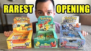 RAREST Pokemon Cards Opening Ive Ever Done ONLY Skyridge Aquapolis and Expedition Packs [upl. by Latisha866]