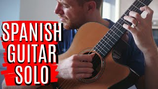 8 STEPS Spanish Guitar Solo on Acoustic Guitar [upl. by Einattirb526]