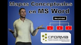 Cómo hacer Mapas Conceptuales en Word [upl. by Nelyag]