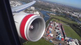 Virgin Australia 777300ER Takeoff Sydney [upl. by Moll388]