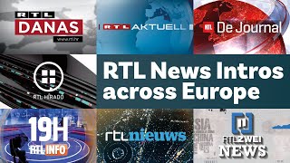 RTL TV News Intros across Europe 2020  Openings Compilation HD [upl. by Raddy]