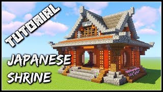 How To Build A Japanese Shrine  Minecraft Tutorial [upl. by Bein115]