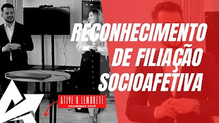 DIREITO DE FAMÍLIA Reconhecimento de filiação socioafetiva [upl. by Onnem252]