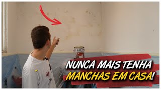 COMO TIRAR MANCHAS AMARELAS DA PAREDE [upl. by Nodnelg825]