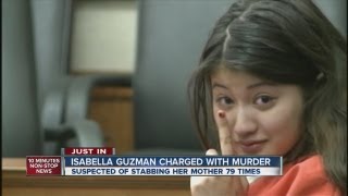 Isabella Guzman charged in mothers murder [upl. by Ynehteb]