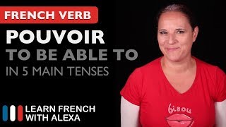 Pouvoir to be able to in 5 Main French Tenses [upl. by Samuel]