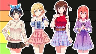 Rent a Girlfriend Tier List [upl. by Bara]