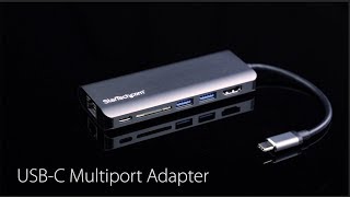 USBC Multiport Adapter with HDMI and Power Delivery  DKT30CSDHPD3  StarTechcom [upl. by Amador]