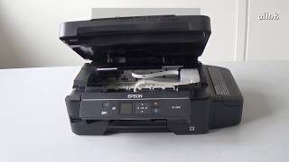 How to manually unlock Epson printer cartridges carriage [upl. by Enirolf744]