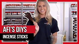 How to make Incense Sticks  AFIs DIYs [upl. by Olivette]