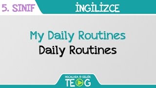 My Daily Routines  Daily Routines [upl. by Dee17]