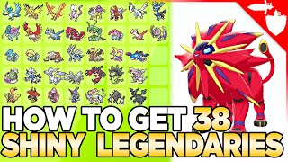 How to Get 38 Shiny Legendary Pokemon amp Shiny Odds  Sword amp Shield Crown Tundra Dynamax Adventures [upl. by Ormond]