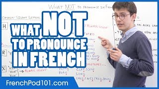 Improve Your French Pronunciation  What NOT to pronounce [upl. by Enaffit]