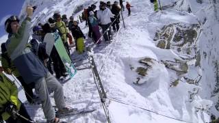 Couloir Poubelle Grand Montet Chamonix [upl. by Arreip]