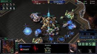 AlphaStar vs Serral  Game 1 [upl. by Nashbar]