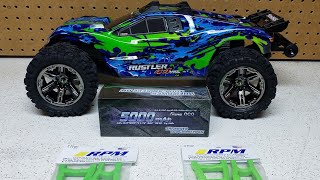 Traxxas Rustler 4x4 Vxl upgrade rpm arms installed [upl. by Tram753]