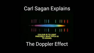 Doppler Effect  Carl Sagan briefly explains [upl. by Ahearn]