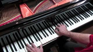 Bach Kempff Siciliano  P Barton FEURICH 218 grand piano [upl. by Christianson]