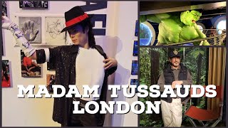 Madame Tussauds London 2021 tour Wax Museum LondonIndianinUK [upl. by Ycnaffit]