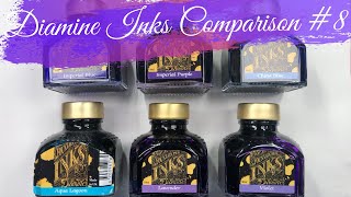 Diamine Inks Comparison 8 [upl. by Mooney]