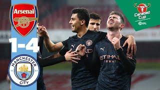 HIGHLIGHTS  ARSENAL 14 MAN CITY  CARABAO CUP [upl. by Arielle]