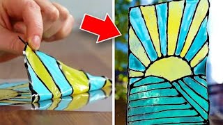 12 Colorful DIY Art Projects and Hacks [upl. by Notterb295]