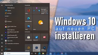 Anleitung Windows 10 installieren auf neuen PC  PC ohne Betriebssystem [upl. by Konstantin482]