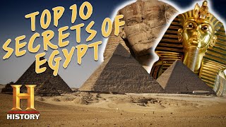 TOP 10 SECRETS OF ANCIENT EGYPT  History [upl. by Wrdna]