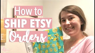 How to Ship Etsy Orders from Home  How to Ship Etsy Items  Pack Etsy Orders [upl. by Lisabeth784]