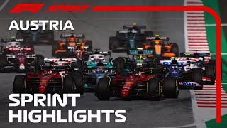 F1 Sprint Highlights  2022 Austrian Grand Prix [upl. by Darmit]